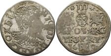 Polen Dreigröscher Trojak 1601 Sigismund III., 1587-1632  Original Münze #MKU300