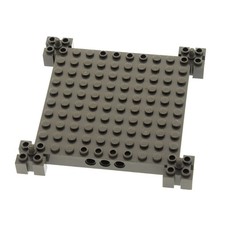 1x Lego Bau Platte modifiziert