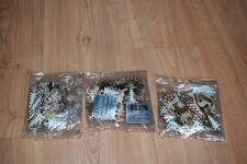 3 BEUTEL Weihnachten Holzstreuteile Schneeflocke Streugut Mini Schneeflocken NEU