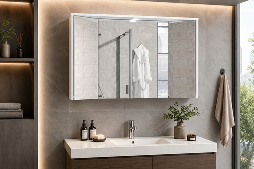 Three spiegelschrank bad mit - bad,