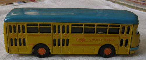 Altes blechspielzeug bus - blechspielzeug, aus