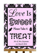 Baby rosa schwarz Love Is