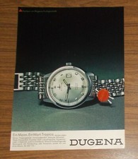 Seltene Werbung DUGENA TROPICA Uhr - Ein Mann - Ein Wort 1970