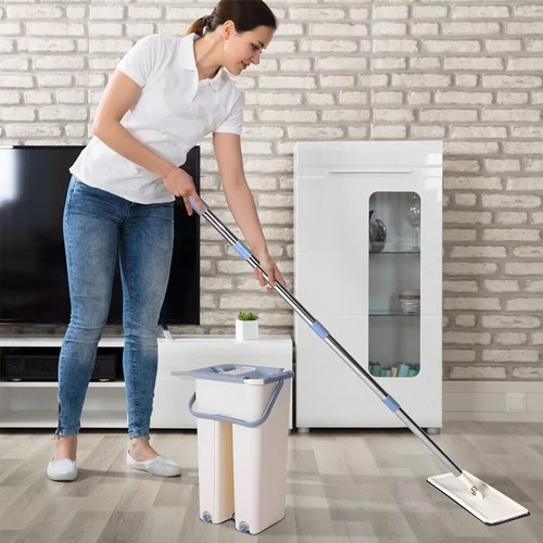 360 wischmopp set mit eimer - wischmopp,