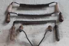 4x  Sehr altes Zieheisen   Ziehmesser Ziehhobel Schälmesser