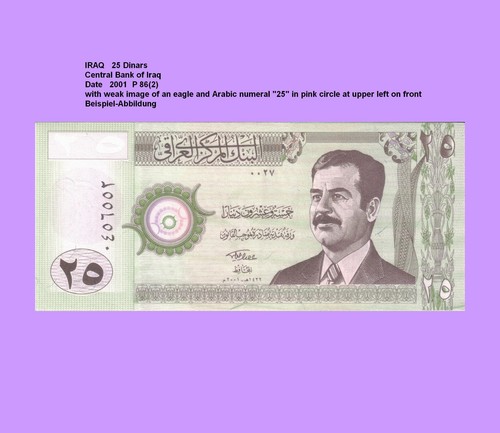 Irak iraq dinars 2001 - irak,