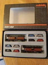 Modelleisenbahn Spur Z, Güterwagenset Autotransporter Märklin Miniclub 86221