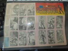 Kaugummi Sammelbilder Leer Album - NEW GLADIATOR - MERTSAN - kein Panini TOP RAR