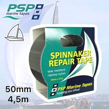 PSP Segelboot Marine Ripstop Spinnaker Tape Segel Reparatur Klebeband Schwarz