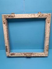 ALTES DEKOFENSTER OHNE GLAS UNRESTAURIERT