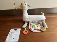 Fisher-Price GLK39 - 4-in-1 Lama-Spielkissen Sinnesförderung für Babys ab Geburt