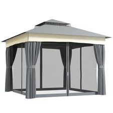 Pavillon mit Doppeldach, 3x3 m