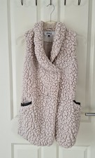 ONLY Fellweste Weste ärmellos Teddy Plüsch kuschelig flauschig creme XS/S