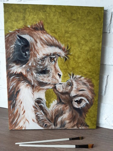 Affe und baby - affe,