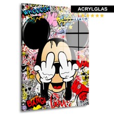Acrylglasbild Bad Mickey
