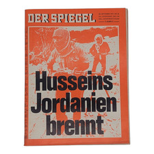 Der Spiegel 28. September 1970 Nr. 40 24. Jahrgang Husseins Jordanien brennt