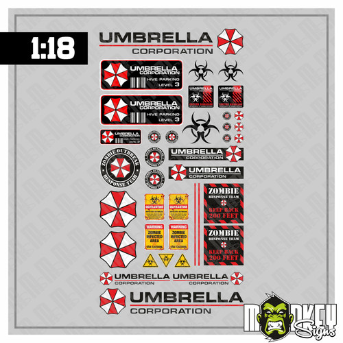 Stickerbogen 38tlg umbrella - stickerbogen,