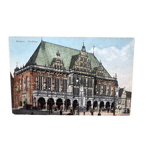 Postkarte bremen rathaus - postkarte, ak