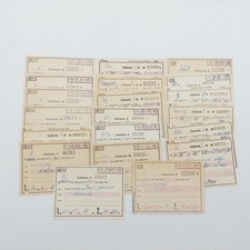20 Stück Deutsche Bundesbahn alte Fahrkarte DB 70er 