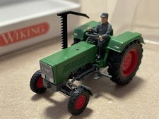 (G-265) Wiking Traktor 08904029 H0 1:87 Fendt Farmer 2S m. Mähwerk u. Fahrer OVP