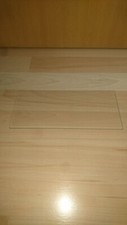 Spiegelschrank Bad Glasplatte nach Maß. 23,5 x 10,5 x 0,4 cm