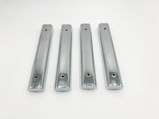 4x Bettfüße Sofafüße Möbelfüße Schrankfüße Chrom 25 x 4 x 2,5