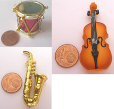 Trommel Saxophon Geige Violine