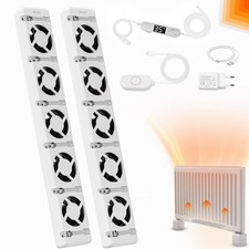 Heizkörper Ventilator Lüfter Heizkörperverstärker Heizlüfter Heizlüfter 102m³/h