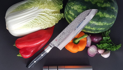 Kasumi santoku messer - kasumi, hm