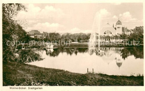 Wanne eickel stadtgarten teich - wanne-eickel,