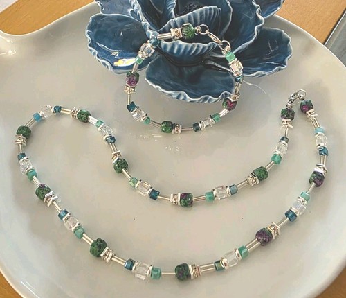 Schmuckset perlenkette - -, +