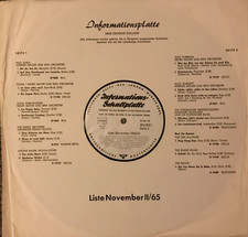 ♫ 12" INFO LP 1965 PAUL ANKA