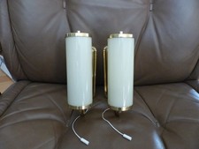 Alte Wandleuchten Messing Glas