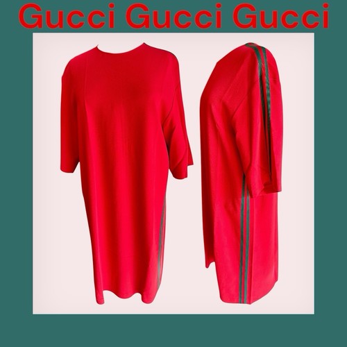 Gucci kleid viscose rot - gr, 40
