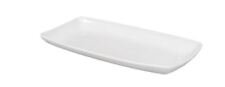 Churchill Platte Spargelplatte Porzellan weiß White Plate 29,5 x 15 cm