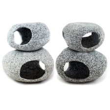 Aqua One Runde Aquarium Höhle Verstecken Marmor oder Granit - Wels Buntbarsch Fischtank