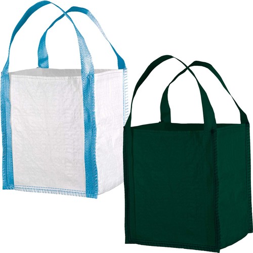 Mini big bag grün weiss - mini,
