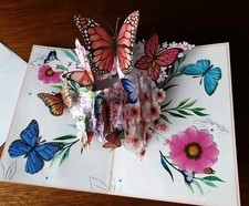 3D Pop up Karte Schmetterlinge