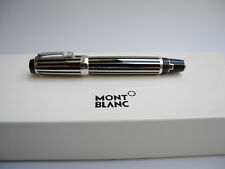 Montblanc Boheme Crystal Edition Platinum Plated Füller 18 K Gold Feder B TOP **