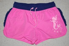 YIGGA - GR. 134/140 - Badeshorts / Bikinihose pink-blau