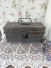 Antike Metallkiste Vintage