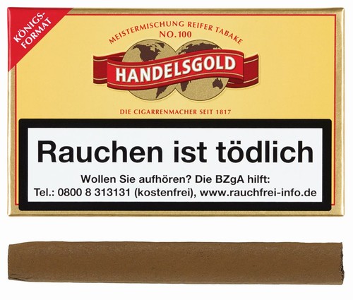 Handelsgold 100 königsformat - 100,