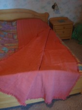 Tagesdecke Sofaüberwurf Webdecke mit Fransen große Decke Kissen Gratis