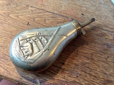 CVA Pulverhorn Metall Mit Bison Western 