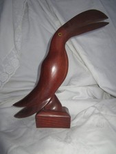 Vintage Tukan Figur Holz