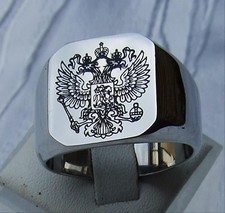 EDELSTAHL GRAVUR RING SIEGEL