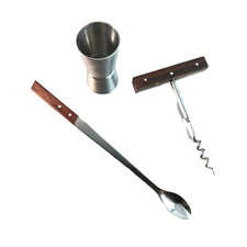 Vintage Korkenzieher Holz Teak