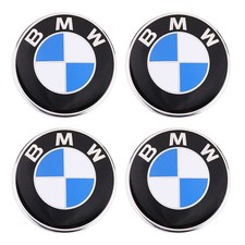 4x 65mm Für BMW Auto Nabenkappen Logo Felgen Emblem Radkappen Aufkleber NEW