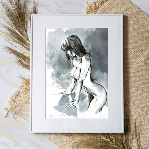 Minnou art kunstdruck sexy - minnou,
