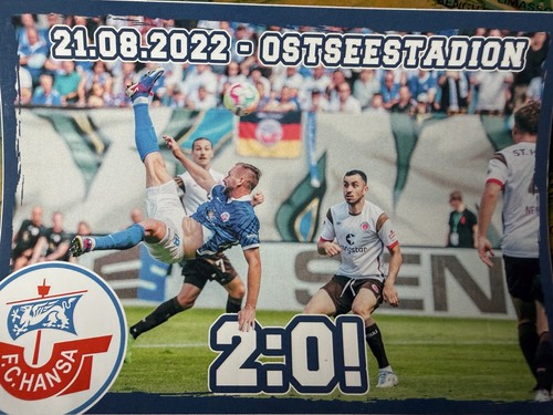 Hansa rostock aufkleber - fc,
